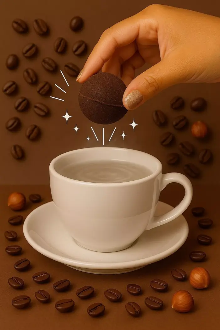 Viral Roasted Hazelnut Coffee Bomb – French Handmade Espresso Melt