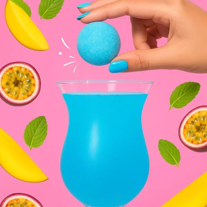 Viral Tropical Fusion Cocktail Bomb – Lime · Mango · Passion Melt
